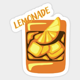 lemon drink Sticker